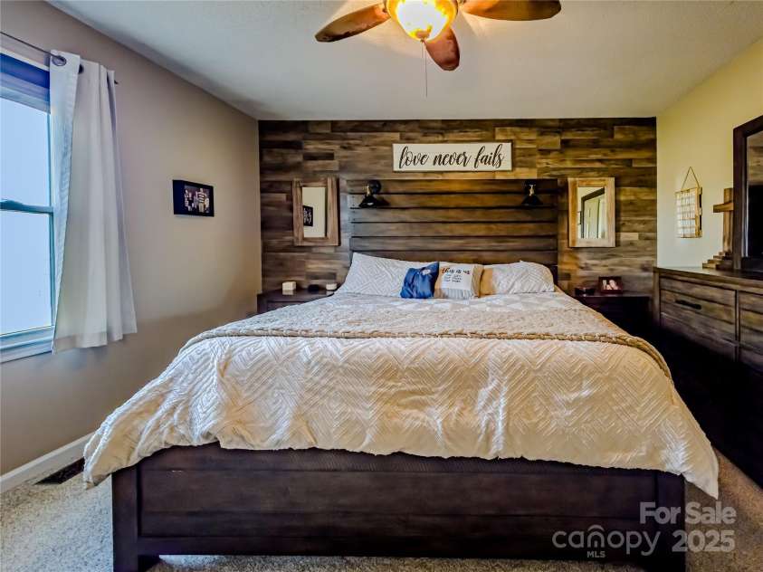 311 Lambs Grill Road, Rutherfordton, NC 28139.  MLS# CAR4233301, YatesRealty ID 19399. Primary Bedroom