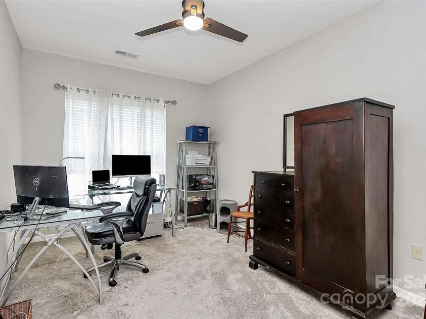 14451 San Paolo Lane, Charlotte, NC 28277.  MLS# CAR4270564, YatesRealty ID 19401. 3rd Bedroom with ceiling fan