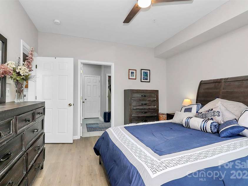 14451 San Paolo Lane, Charlotte, NC 28277.  MLS# CAR4270564, YatesRealty ID 19401. Primary bedroom with updated ceiling fan