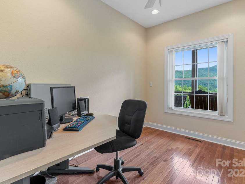 6 Grouse Terrace, Fairview, NC 28730.  MLS# CAR4269156, YatesRealty ID 19403. Office with a view