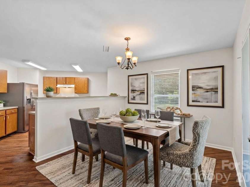 1918 Leesburg Drive, Clover, SC 29710.  MLS# CAR4376796, YatesRealty ID 19409. Kitchen and breakfast area. Virtually staged