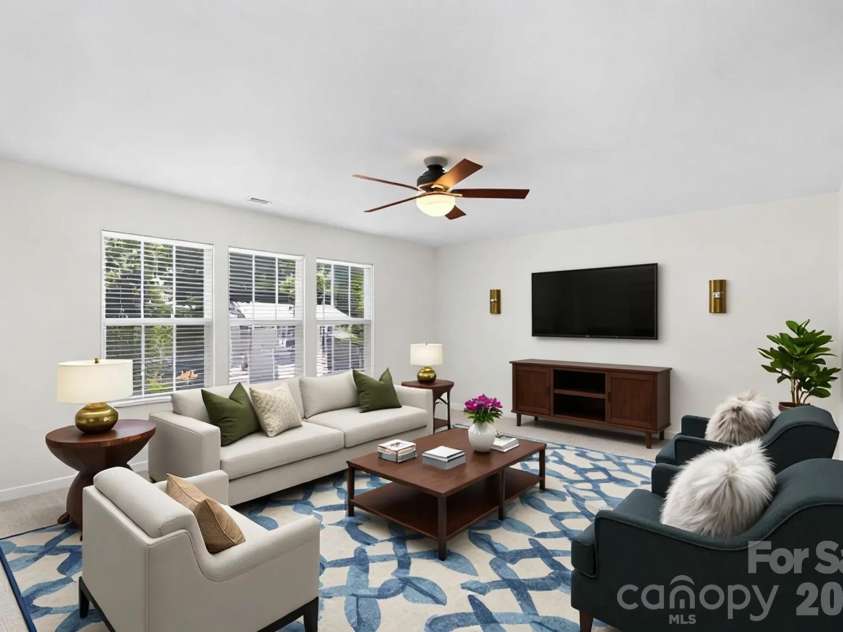 1918 Leesburg Drive, Clover, SC 29710.  MLS# CAR4376796, YatesRealty ID 19409. Virtually staged upstairs loft