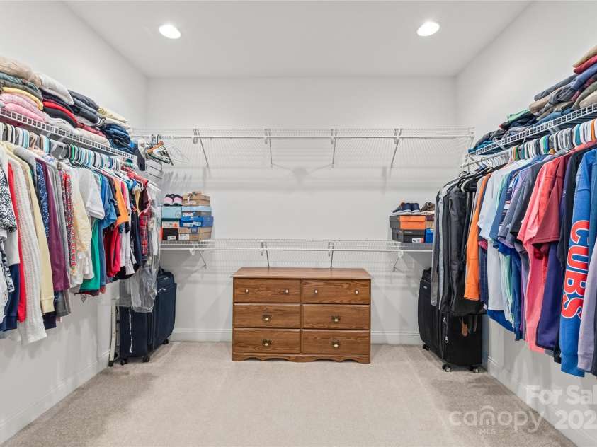 8115 Wilburn Court, Charlotte, NC 28277.  MLS# CAR4264288, YatesRealty ID 19412. Primary closet