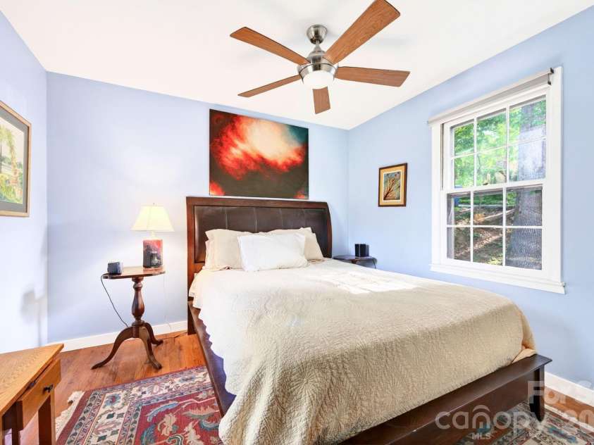 126 Maney Avenue, Asheville, NC 28804.  MLS# CAR4377780, YatesRealty ID 19416. Main level Primary bedroom