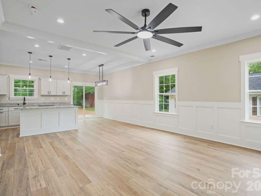 319 Grice Street, Shelby, NC 28150.  MLS# CAR4377750, YatesRealty ID 19419. Living room/Kitchen