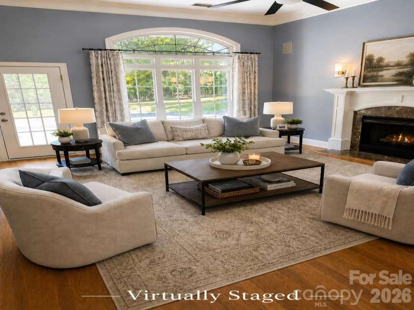 122 Maple View Drive, Troutman, NC 28166.  MLS# CAR4378569, YatesRealty ID 19426. Virtually staged