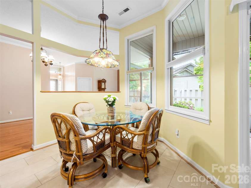29 Tisha Lane, Hendersonville, NC 28739.  MLS# CAR4378450, YatesRealty ID 19429. Breakfast Room off Kitchen