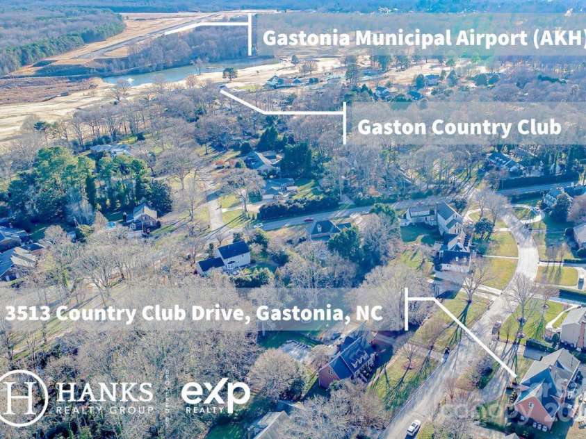 3513 Country Club Drive, Gastonia, NC 28056.  MLS# CAR4204456, YatesRealty ID 1943. 