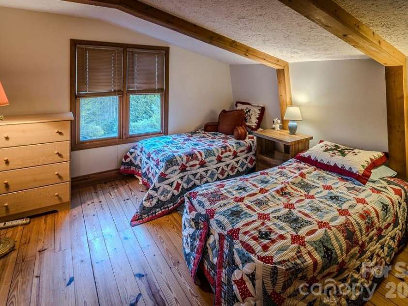 86 Hickory Lane, Newland, NC 28657.  MLS# CAR4378825, YatesRealty ID 19439. Loft is currently being used for extra sleeping space