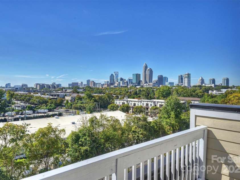 919 Cityscape Drive, Charlotte, NC 28205.  MLS# CAR4313409, YatesRealty ID 19441. Rooftop terrace