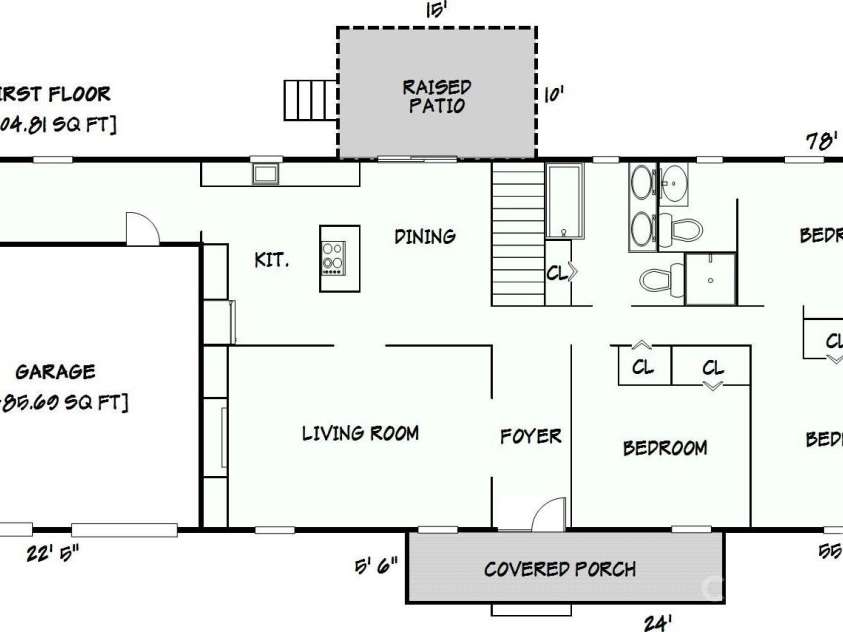 2653 Fairway Acres Circle, Lenoir, NC 28645.  MLS# CAR4264912, YatesRealty ID 19443. 