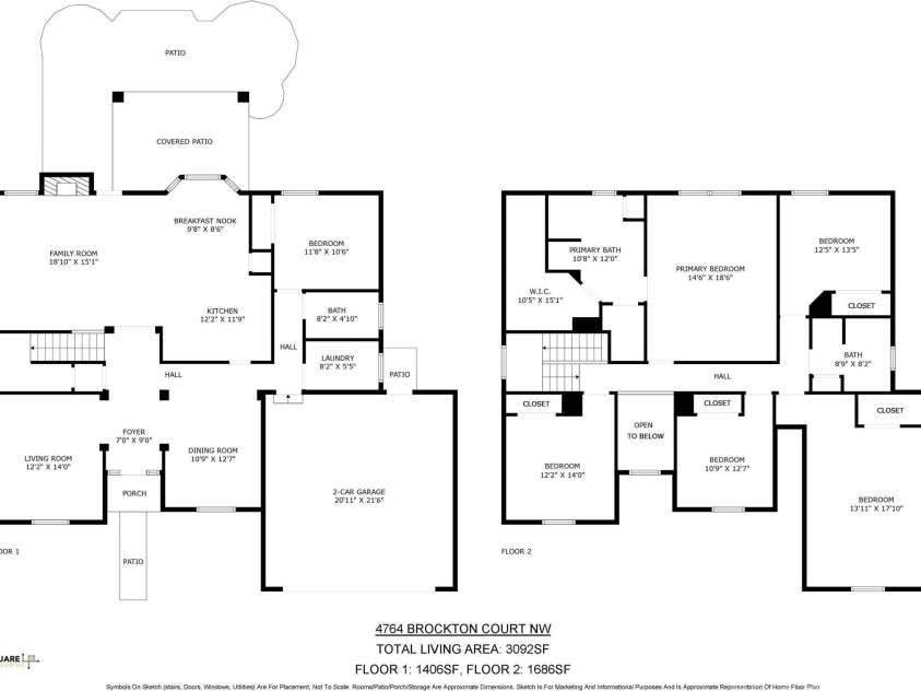 4764 Brockton Court, Concord, NC 28027.  MLS# CAR4267566, YatesRealty ID 19445. 