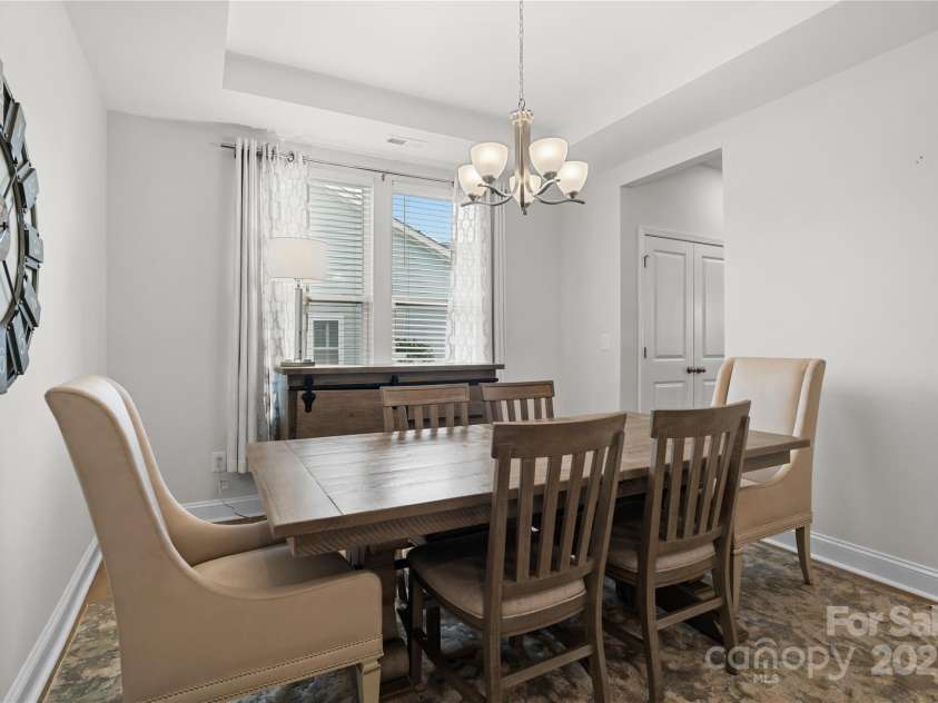 1287 Fishing Creek Road, Lake Wylie, SC 29710.  MLS# CAR4251837, YatesRealty ID 19468. Dining room