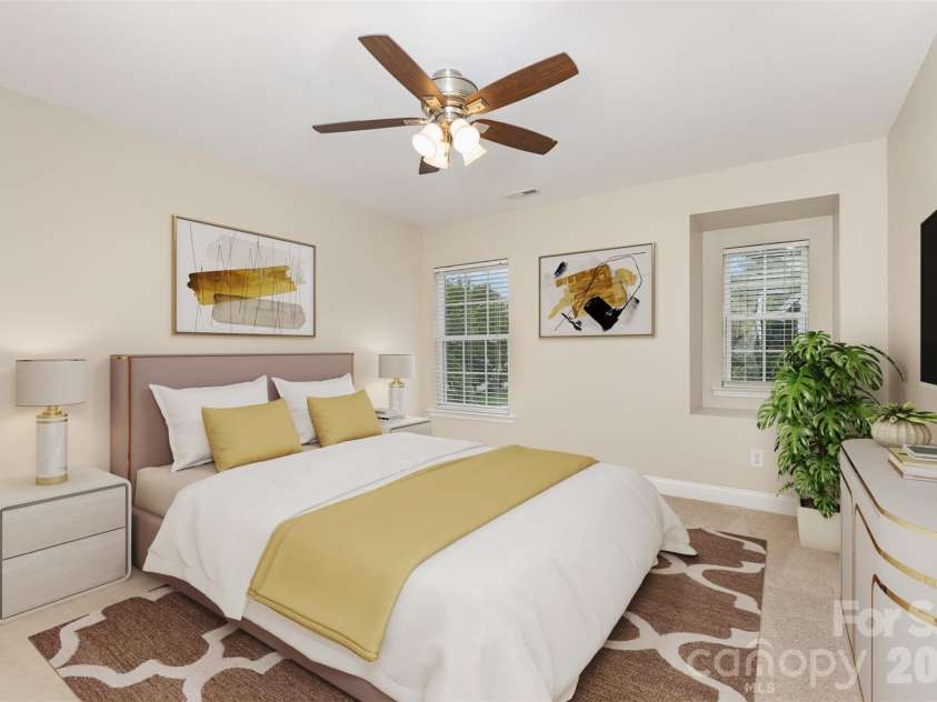 237 Lylic Woods Drive, Fort Mill, SC 29715.  MLS# CAR4268225, YatesRealty ID 1948. Virtually staged bedroom.