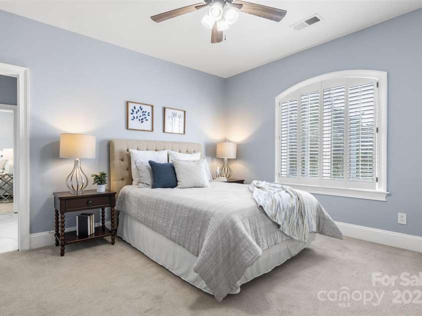 9219 Whispering Wind Drive, Charlotte, NC 28277.  MLS# CAR4261114, YatesRealty ID 19480. Bedroom with Jack and Jill setup