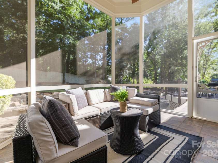 9219 Whispering Wind Drive, Charlotte, NC 28277.  MLS# CAR4261114, YatesRealty ID 19480. Screened porch