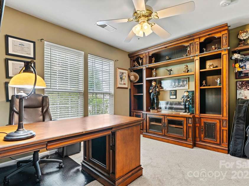 6859 Lakecrest Court, Denver, NC 28037.  MLS# CAR4290667, YatesRealty ID 19483. Bedroom turned into office space