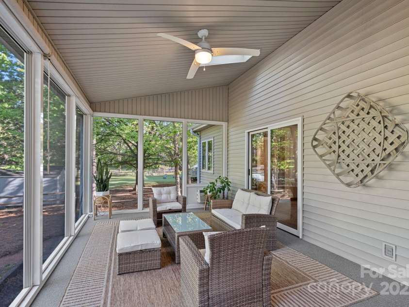 300 Yacht Road, Mooresville, NC 28117.  MLS# CAR4244901, YatesRealty ID 19486. Screened Porch
