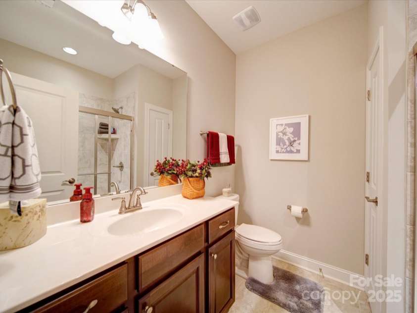 2306 Wesley Landing Road, Waxhaw, NC 28173.  MLS# CAR4248905, YatesRealty ID 19487. Guest Bath also has a walk in Shower
