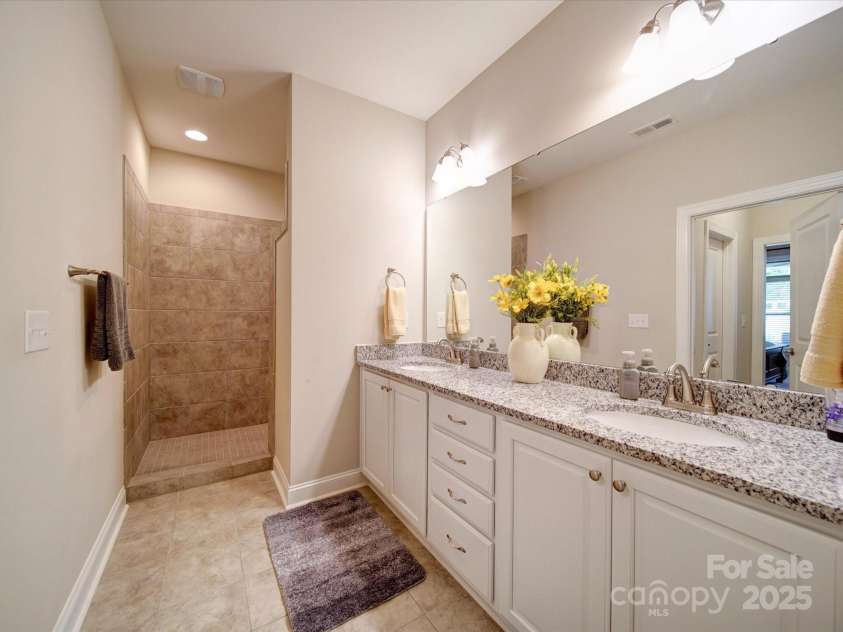 2306 Wesley Landing Road, Waxhaw, NC 28173.  MLS# CAR4248905, YatesRealty ID 19487. Walk in Shower