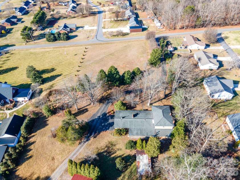 482 Miller Farm Road, Statesville, NC 28625.  MLS# CAR4319062, YatesRealty ID 1949. Drone shot from back