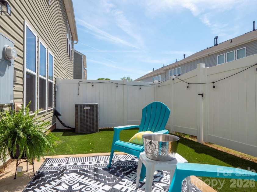 827 Canoe Song Road, Fort Mill, SC 29708.  MLS# CAR4365678, YatesRealty ID 19493. Another view of patio