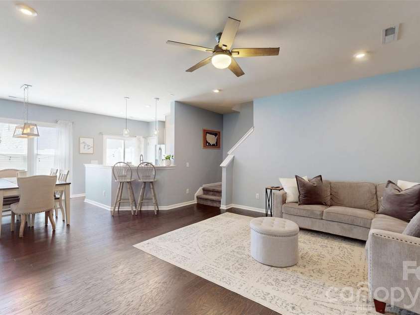 827 Canoe Song Road, Fort Mill, SC 29708.  MLS# CAR4365678, YatesRealty ID 19493. Main level open bright living space.