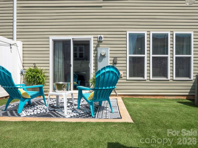 827 Canoe Song Road, Fort Mill, SC 29708.  MLS# CAR4365678, YatesRealty ID 19493. Private enclosed patio
