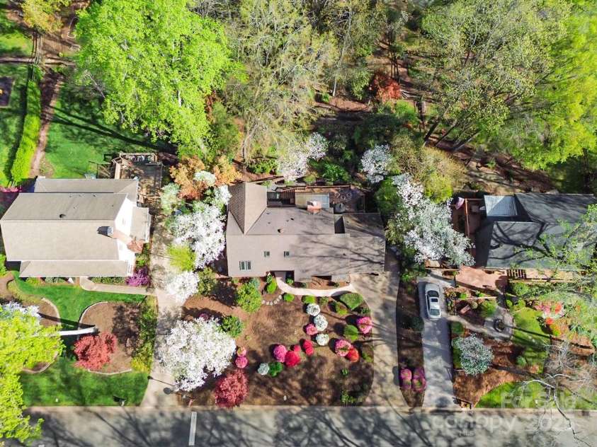 1601 Wandering Way Drive, Charlotte, NC 28226.  MLS# CAR4266480, YatesRealty ID 19498. Aerial