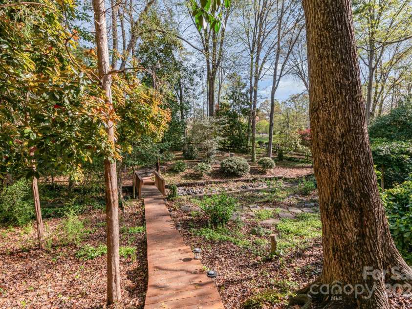 1601 Wandering Way Drive, Charlotte, NC 28226.  MLS# CAR4266480, YatesRealty ID 19498. Back yard