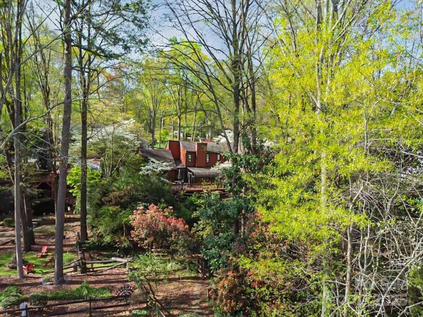 1601 Wandering Way Drive, Charlotte, NC 28226.  MLS# CAR4266480, YatesRealty ID 19498. View from the backyard