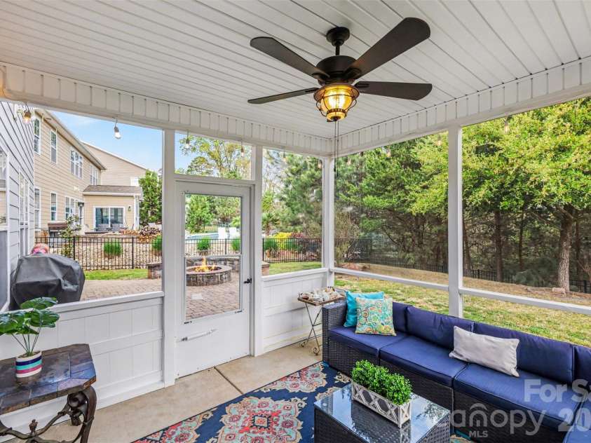 850 Coralbell Way, Fort Mill, SC 29708.  MLS# CAR4365980, YatesRealty ID 19501. Screened porch 