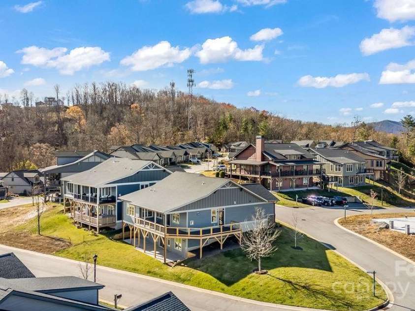 175 Waightstill Drive, Arden, NC 28704.  MLS# CAR3874338, YatesRealty ID 19507. Birds eye view