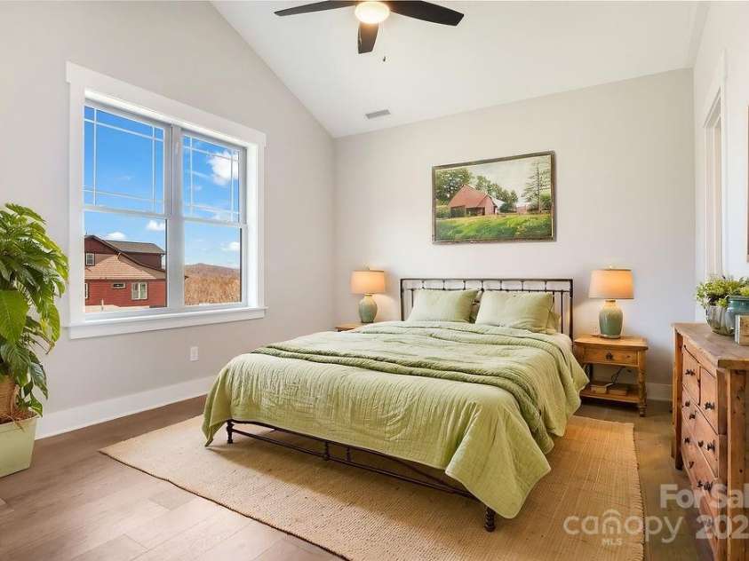 175 Waightstill Drive, Arden, NC 28704.  MLS# CAR3874338, YatesRealty ID 19507. Main floor Guest Bedroom/Den (Virtually Staged)