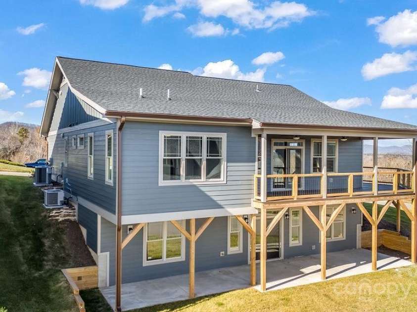 175 Waightstill Drive, Arden, NC 28704.  MLS# CAR3874338, YatesRealty ID 19507. Rear elevation