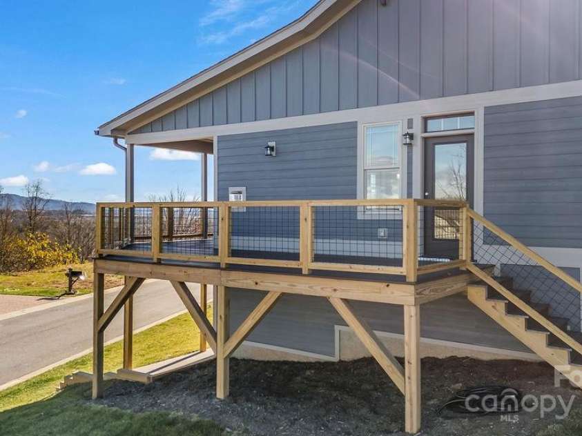 175 Waightstill Drive, Arden, NC 28704.  MLS# CAR3874338, YatesRealty ID 19507. Wrap-around deck