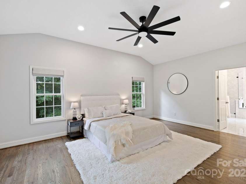 21 Hope Road, Weaverville, NC 28787.  MLS# CAR4261300, YatesRealty ID 19512. Primary Bedroom from doorway