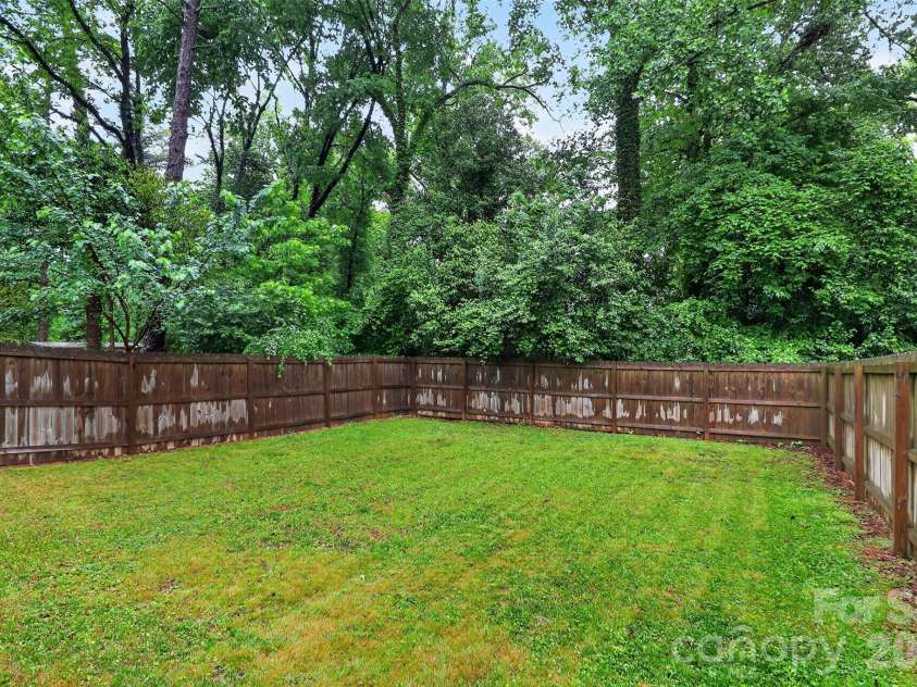 1735-1737 Herrin Avenue, Charlotte, NC 28205.  MLS# CAR4371448, YatesRealty ID 19523. Back Yard 1735