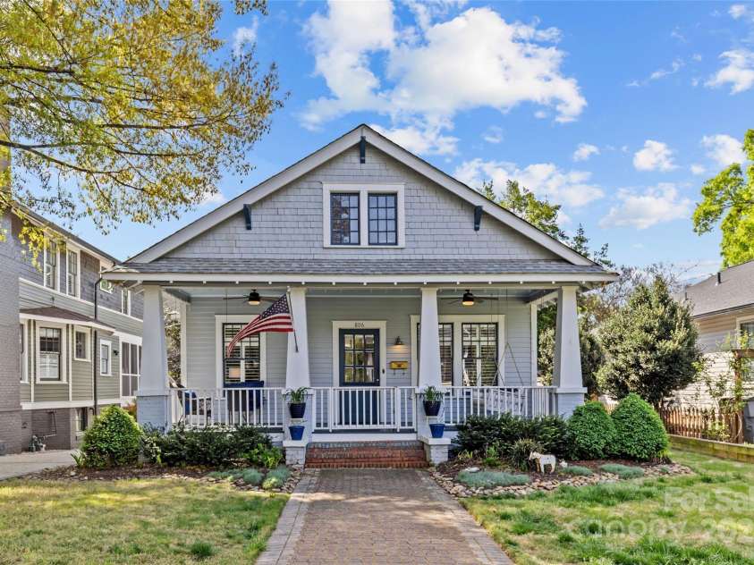 806 Sunnyside Avenue, Charlotte, NC 28204.  MLS# CAR4241141, YatesRealty ID 19524. 