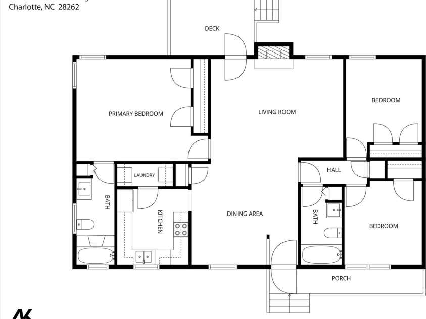 11230 Mallard Crossing Drive, Charlotte, NC 28262.  MLS# CAR4401799, YatesRealty ID 19530. 
