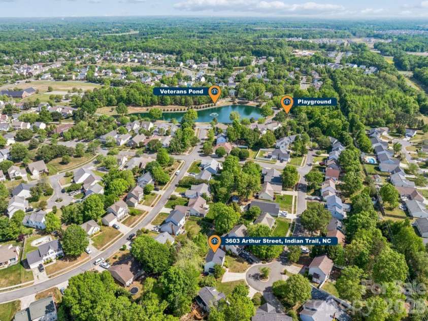 3603 arthur Street, Indian Trail, NC 28079.  MLS# CAR4367819, YatesRealty ID 19533. 