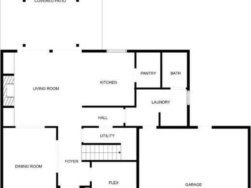 1832 Montclair Avenue, Gastonia, NC 28054.  MLS# CAR4252150, YatesRealty ID 19536. Downstairs Sketch