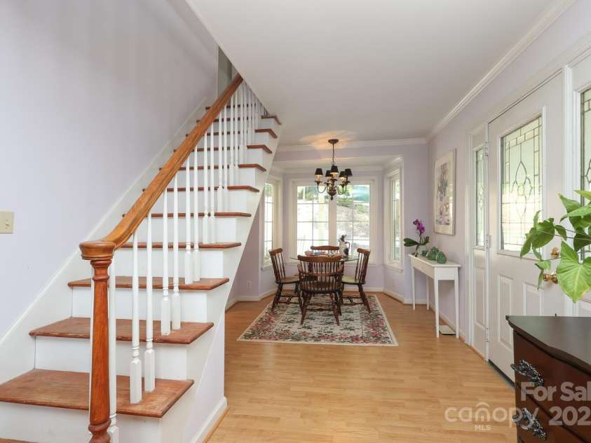 17333 Saranita Lane, Charlotte, NC 28278.  MLS# CAR4247570, YatesRealty ID 19539. Stairs (one set) to upper level