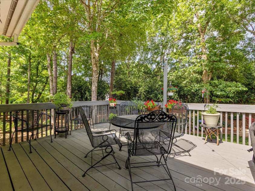 13600 Seastone Lane, Pineville, NC 28134.  MLS# CAR4269521, YatesRealty ID 19541. Private back porch perfect for entertaining