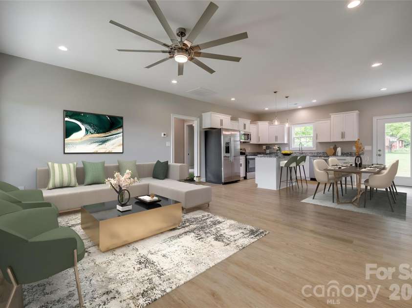 1276 Fincher Road, Fort Lawn, SC 29714.  MLS# CAR4375082, YatesRealty ID 19557. Representative photo of same build. Layout reversed per attached floorplan. Colors and selections may differ. Virtually staged.