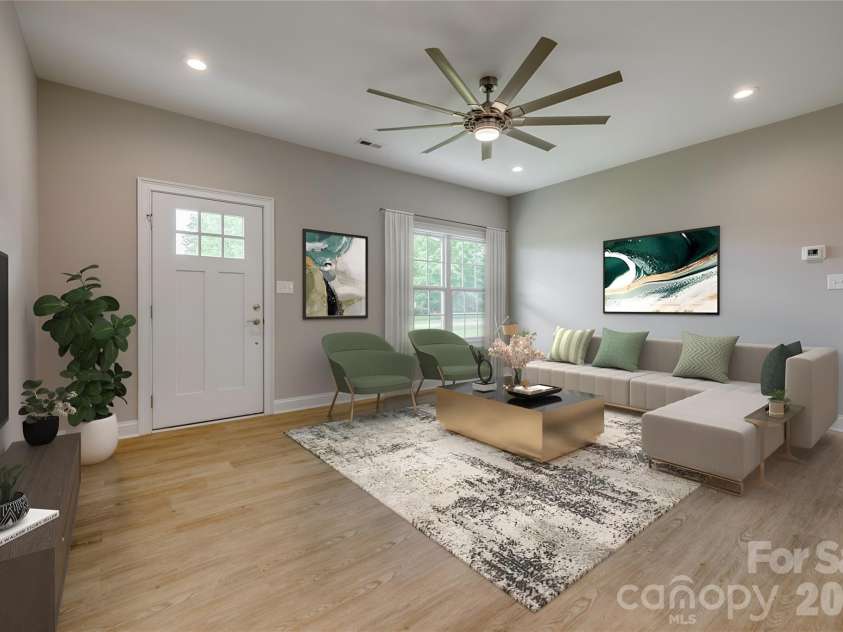1276 Fincher Road, Fort Lawn, SC 29714.  MLS# CAR4375082, YatesRealty ID 19557. Representative photo of same build. Layout reversed per attached floorplan. Colors and selections may differ. Virtually staged.