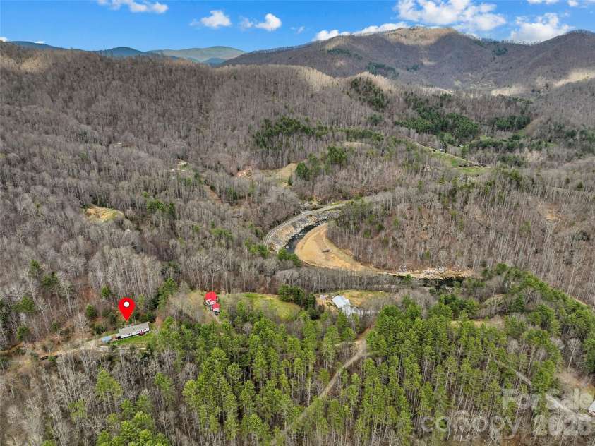 155 Thunderstruck Ridge, Burnsville, NC 28714.  MLS# CAR4365534, YatesRealty ID 19561. Aerial View