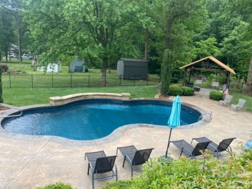 192 Carolina Drive, Cherryville, NC 28021.  MLS# CAR4376149, YatesRealty ID 19569. Pool