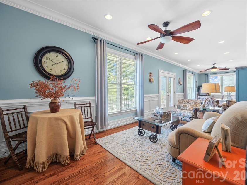 5650 Riverfront Road, Clover, SC 29710.  MLS# CAR4310458, YatesRealty ID 19574. Wing - Sitting/Lounge Area with Balcony