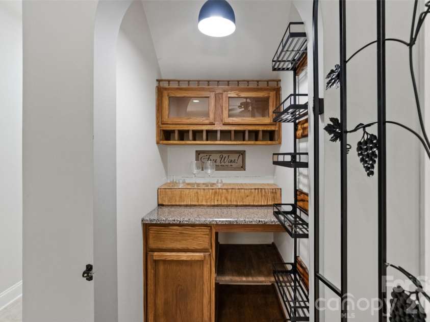 980 Autumn Glen Court, Clover, SC 29710.  MLS# CAR4351280, YatesRealty ID 19581. Basement Wine Cellar